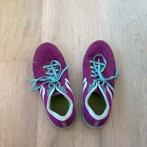 Newton Purple and Teal Sneakers